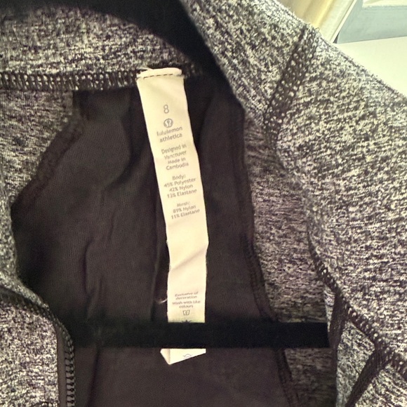 Lululemon Athletica Heathered Black Jacket - Picture 4 of 4